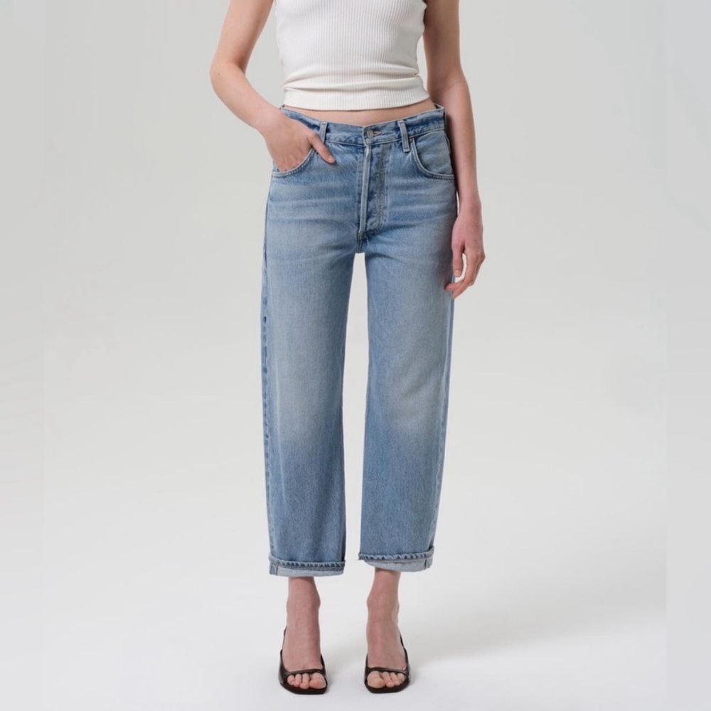Citizens of Humanity Dahlia Jeans Bow Leg Baby Roll Size 28